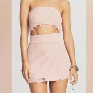 SER.O.YA Lola Mini Dress in Cintz Rose Size Small